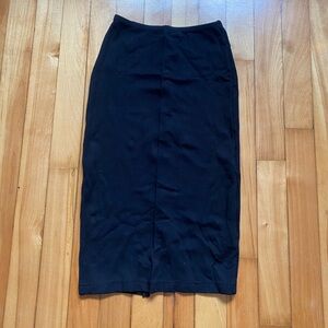 American Apparel Classic Black Pencil Skirt